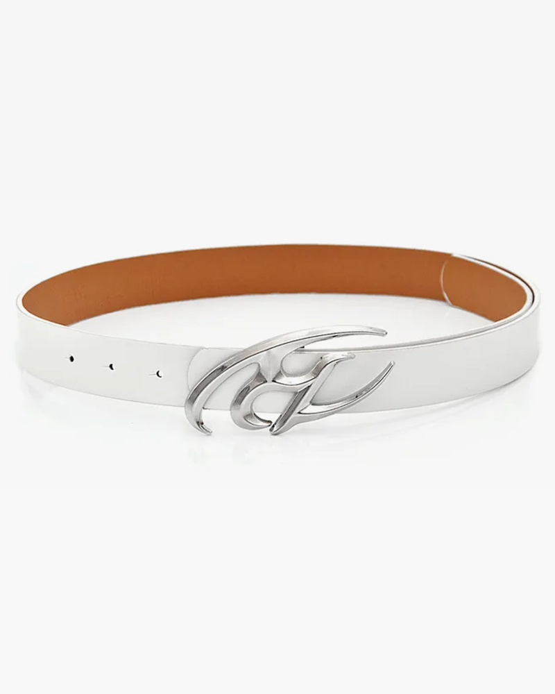 Vegan leather belt for women