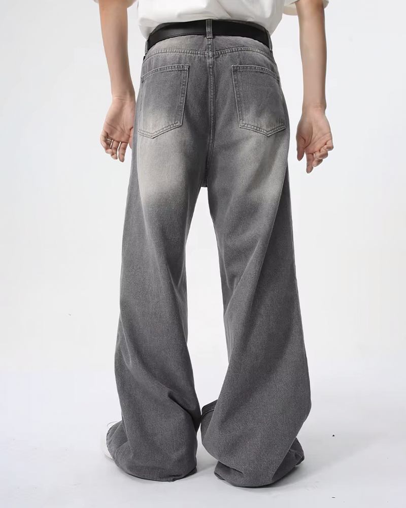 Large gray jeans