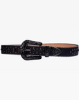 Black Rhinestone Belt