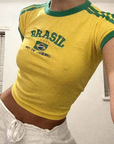 Brazil Crop Top