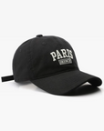 Embroidered Paris Cap