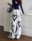 Heart Pattern Pants