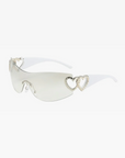 Women’s rimless sunglasses