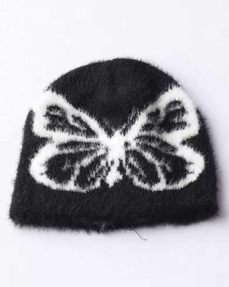 Winter butterfly hat