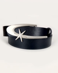 Star buckle belt for women