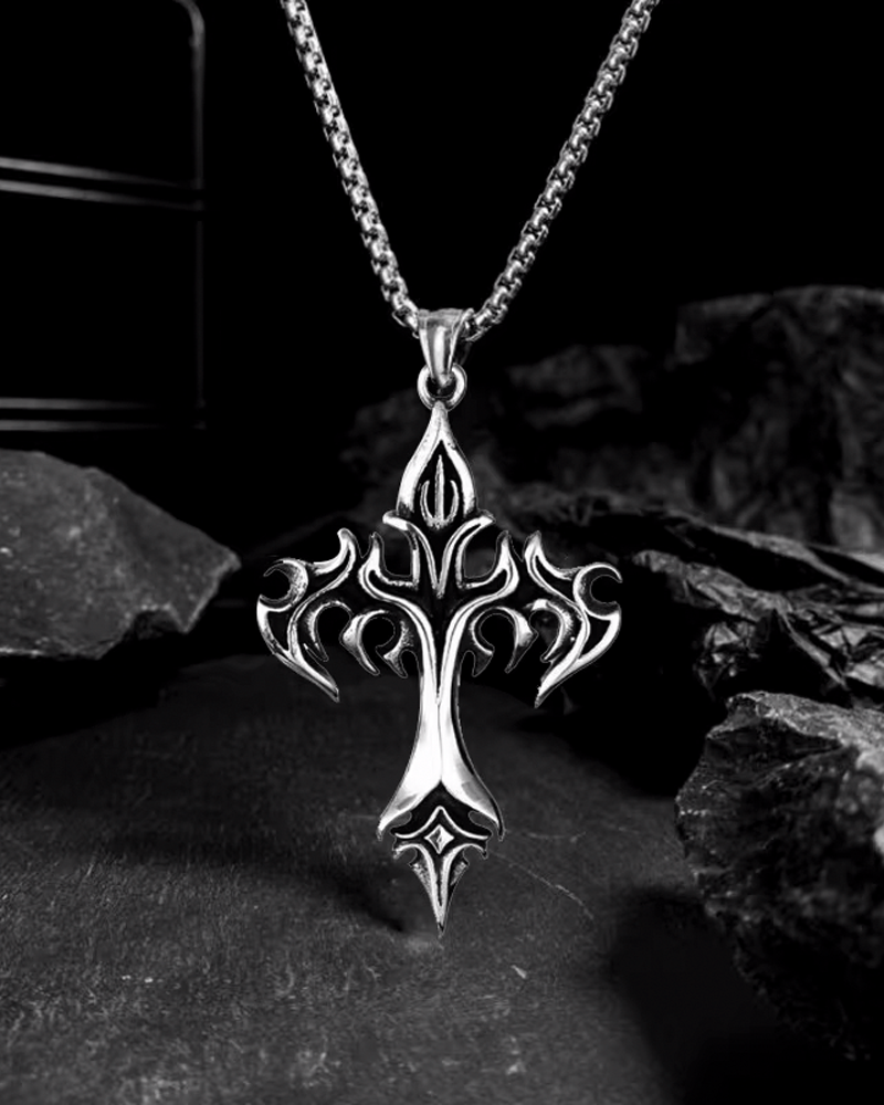 Gothic cross necklace