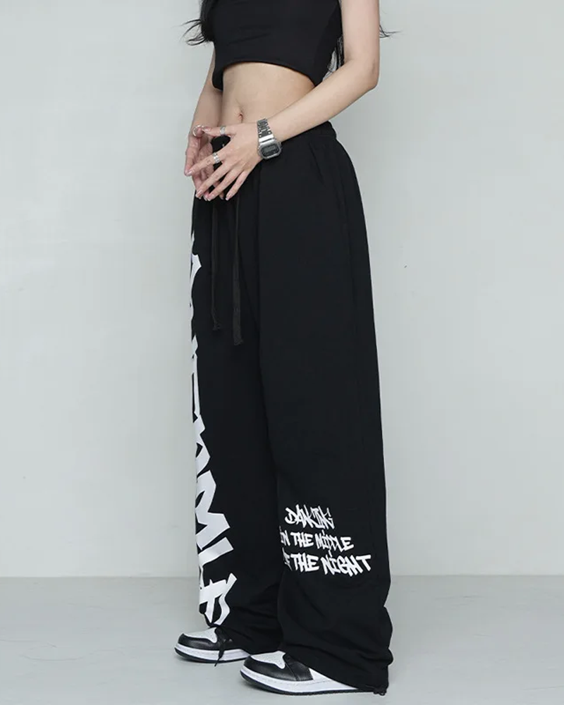 Printed jogging pants