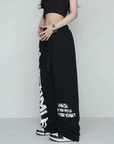 Printed jogging pants