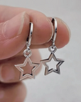 Women's star earrings