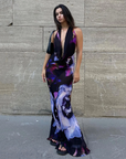 Long tie-dye dress