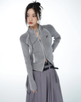 Women's zip-up cardigan