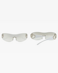 Women’s rimless sunglasses