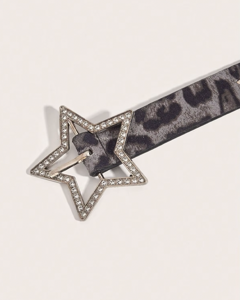 Strass star belt