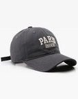 Embroidered Paris Cap