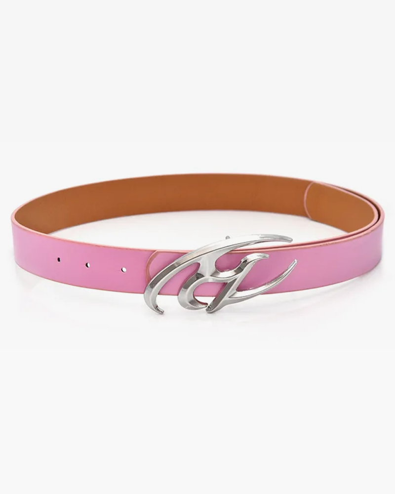 Vegan leather belt for women