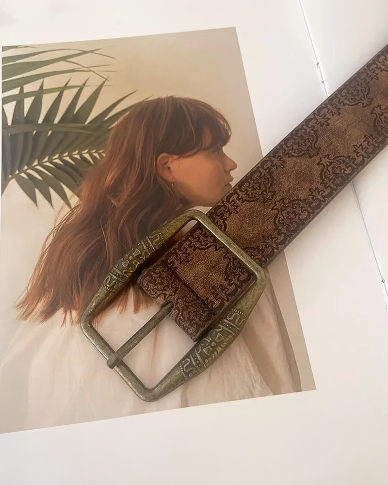 Vintage leather belt