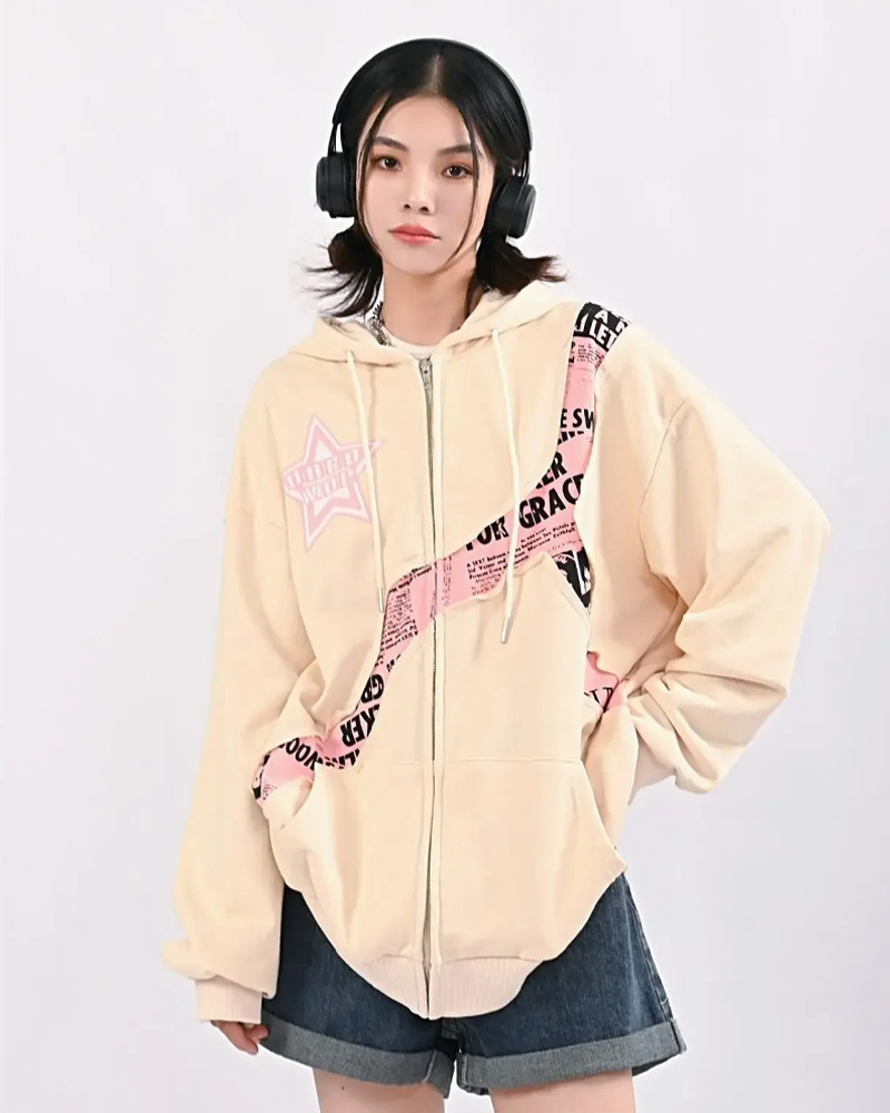 Y2K Zip-up Sweatshirt