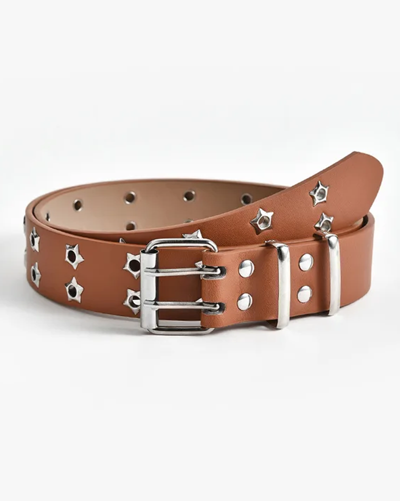 Double eyelet belt