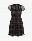 Mini checkered dress