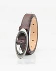 Oval buckle belt