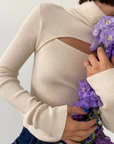 Women's turtleneck sweater