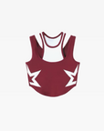 Burgundy crop top