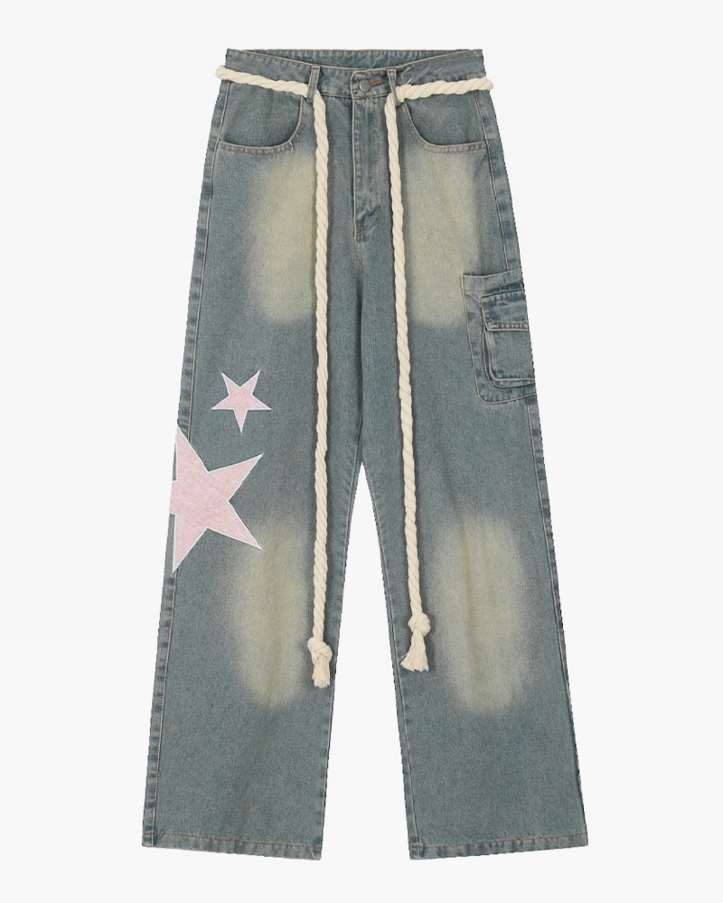 Jeans with stars