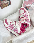 Women's pink sneakers