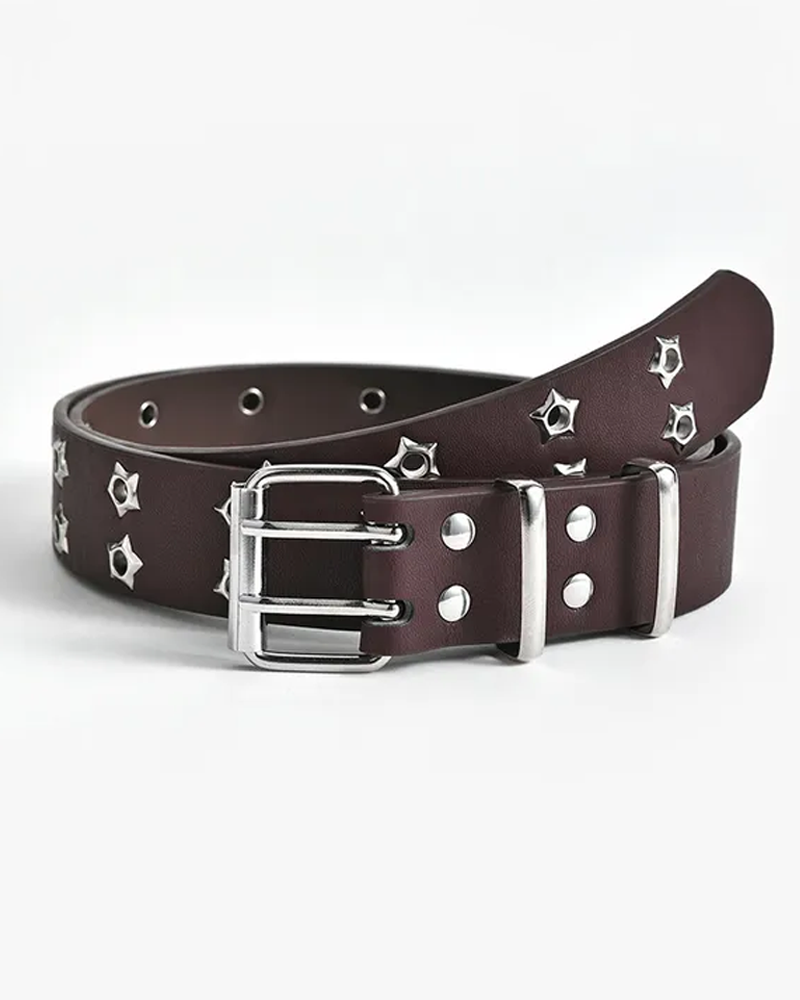 Double eyelet belt