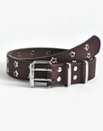 Double eyelet belt