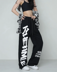 Printed jogging pants