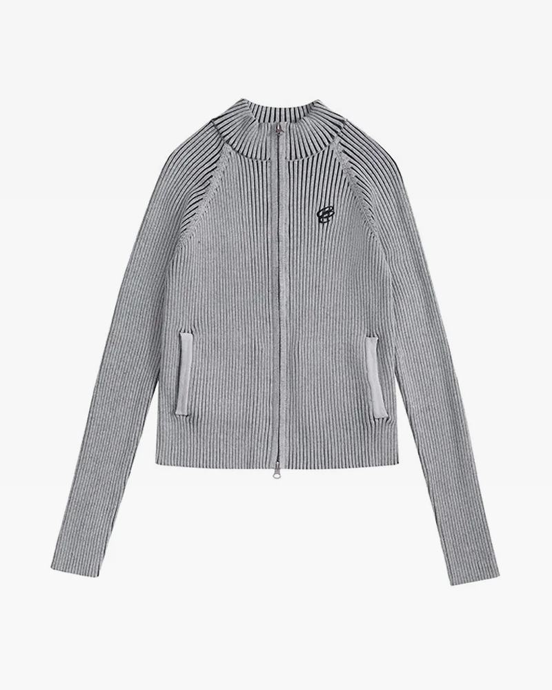 Women&#39;s zip-up cardigan