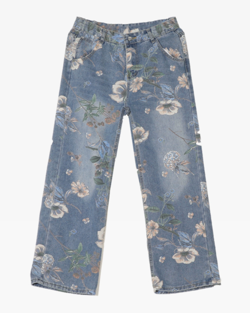 Floral Jeans