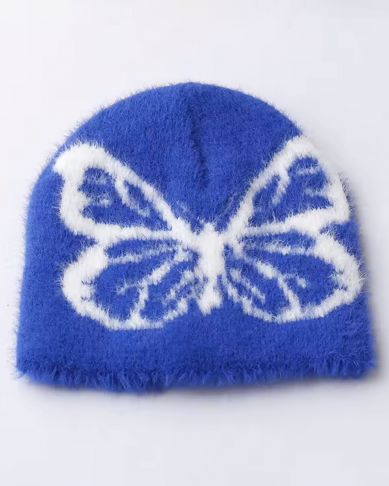 Winter butterfly hat