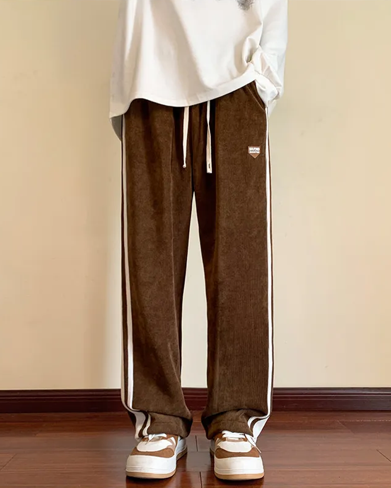 Men&#39;s velour jogging pants