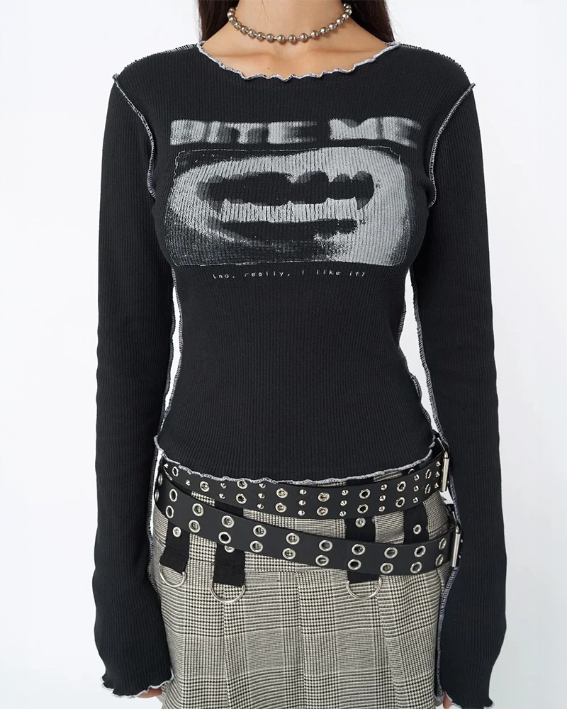 Grunge crop top