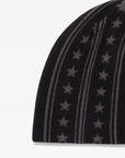 Black streetwear beanie