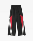 Black and red jogging pants