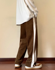 Men's velour jogging pants