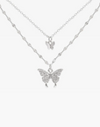 Butterfly pendant necklace