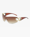 Women’s rimless sunglasses