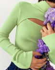 Women's turtleneck sweater