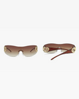 Women’s rimless sunglasses