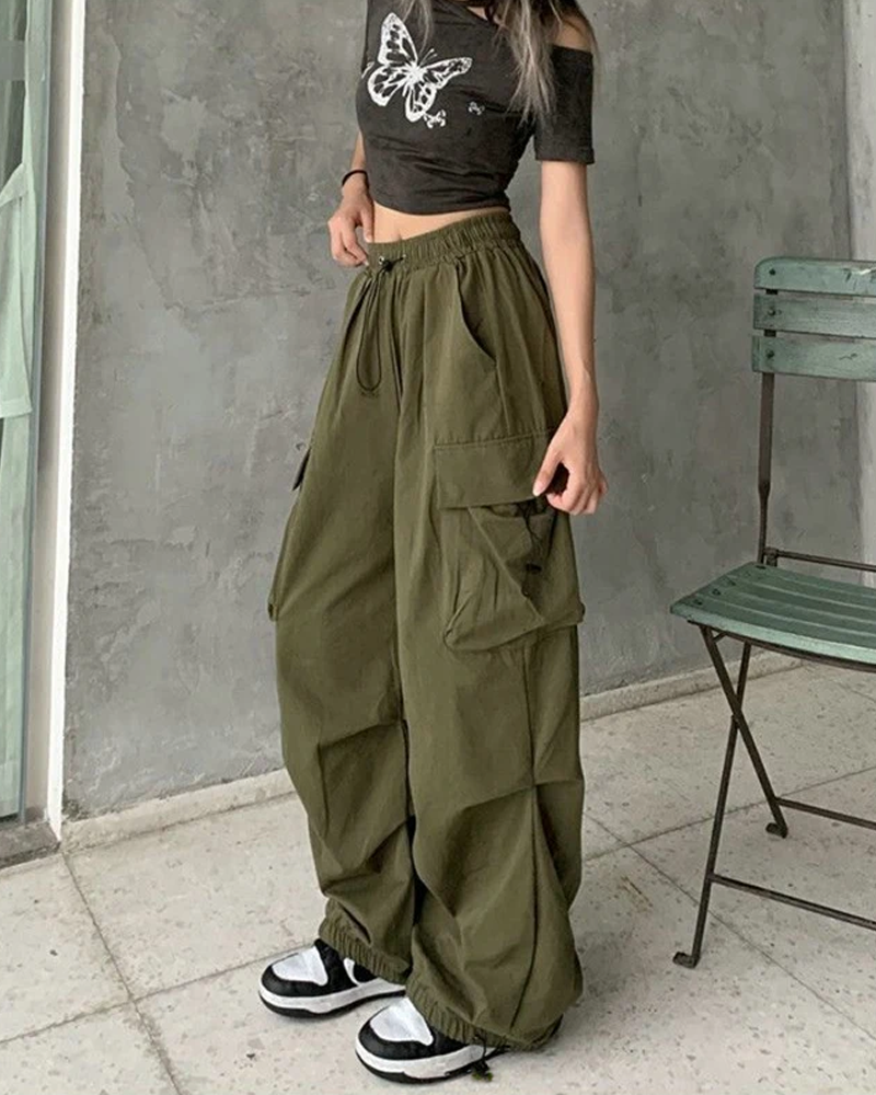 Parachute cargo pants