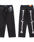 Skeletal jeans