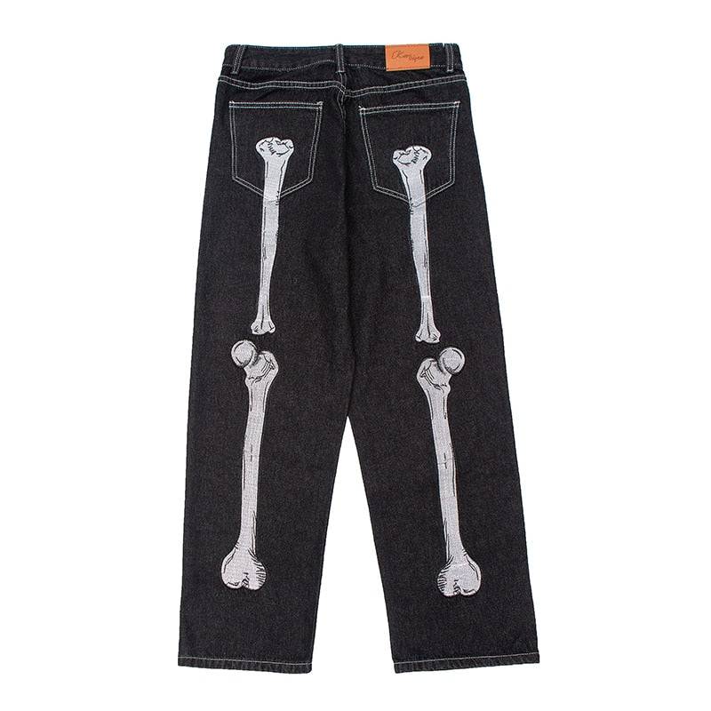 Skeletal jeans