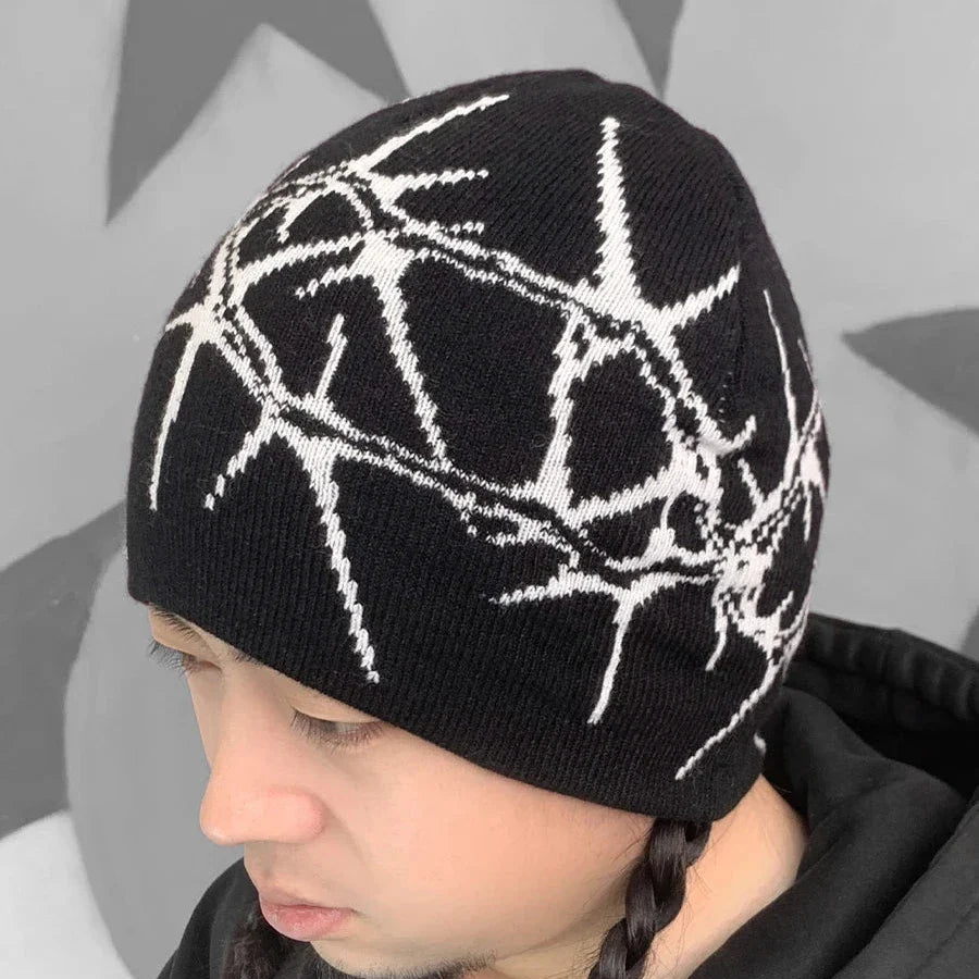 Barbed wire beanie