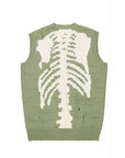 Green skeleton sweater