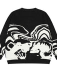 Black skull sweater