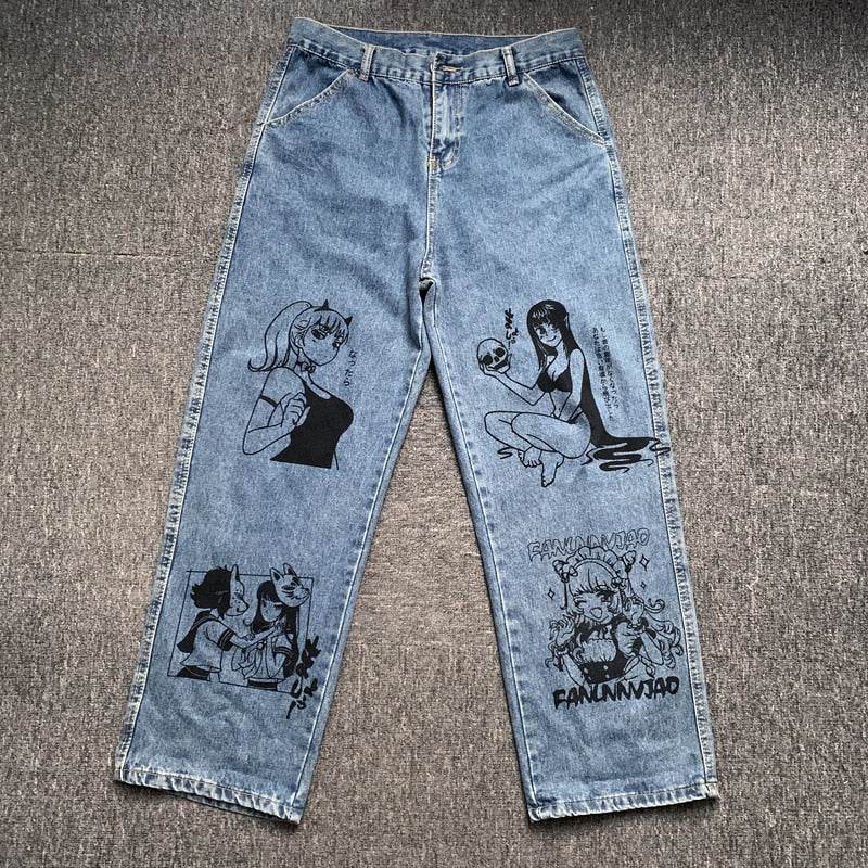 Custom anime jeans